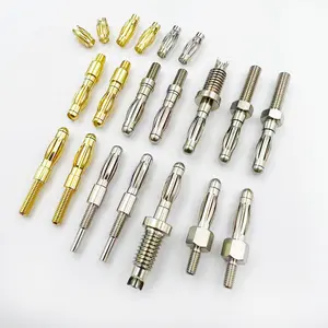 Nhà máy tùy chỉnh giá rẻ và chất lượng cao chuối cắm Threaded Pin hàn dây thiết bị đầu cuối kết nối thiết bị đầu cuối