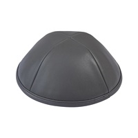 Yihaoyi Hoge Kwaliteit Groothandel Custom Logo Lederen Yarmulke Keppel Joodse Brit Mila Gepersonaliseerde Geborduurde Judaica Hoed
