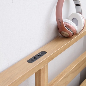 Canapé-lit moderne en bois avec chargeurs USB, meubles de salon, canapé-lit en bois, canapé-lit futon - Product Image 4