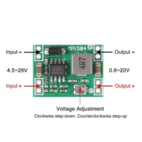 Mini MP1584EN convertisseur abaisseur DC-DC 6 pièces Lot réglable 24V à 12V 9V 5V 3V 3A Modules de pilote d'alimentation