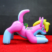 Jouets gonflables animaux loup rose personnalisés de haute qualité, gonflables loup SPH, ballon de dessin animé, cône pour chien
