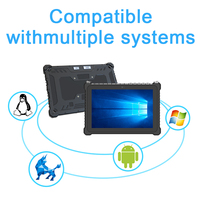 Win 11 10 12 pouces 10.1 pouces intégré 4G LTE en option NFC 2D RS232 RJ45 tablette industrielle robuste Android