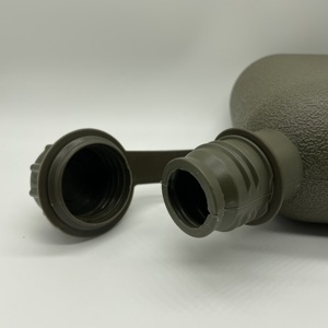 Gourde de survie en <span class=keywords><strong>plastique</strong></span> de 2 L, forme carrée, motif camouflage, pour le camping - Product Image 6