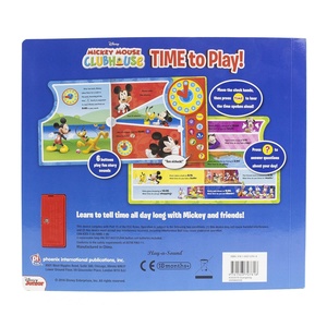 Thời gian để tìm hiểu! Sách âm thanh tương tác và đồng hồ đồ chơi cho trẻ em dạy chúng cách nói thời gian - Product Image 4