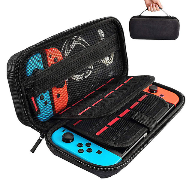 Carrying Case for Nintendo Switch 2 2025 Protective Hard Shell Portable Travel Case Pouch Holds 10 Cartridges w/Pockets