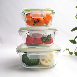Precio más <span class=keywords><strong>barato</strong></span> Mini bebé comida hermético recipiente de vidrio para uso con Bpa gratis de bloqueo de la tapa - Product Image 4