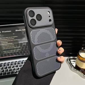 Coque de téléphone respirante et rafraîchissante pour iPhone 16 Pro Max 14 15 17 Air 18 Pro, dissipation thermique, coque magnétique avec protection d'objectif - Product Image 6