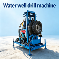Foreuse mobile sur chenilles hydraulique YG-200 pour puits domestiques en Tunisie
