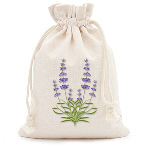 Yiwu nouveau sac cadeau lavande stockage cordon Bundle poche bijoux emballage sac lin Bundle poche - Product Image 6