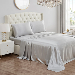 Nếp Nhăn Phai Stain Kháng Rắn Màu Bộ Đồ Giường Bộ Microfibre Polyester Phẳng Giường Đơn Tấm Bộ - Product Image 3