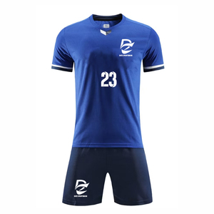 Maillot de football respirant à séchage rapide imprimé par sublimation de qualité supérieure, ensemble d'entraînement personnalisé en gros avec logo d'équipe, tenue de football unisexe pour hommes - Product Image 2