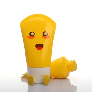 Tube cosmétique en plastique de 50 ml, forme mignonne avec bouchon à clapet motif pieds de bébé, pour crème pour les mains et écran solaire – Vente en gros - Product Image 5
