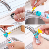 Filtre de Robinet Anti-éclaboussures Rotatif à 360° Rétractable, Prolongateur de Robinet Universel, Purificateur d'Eau