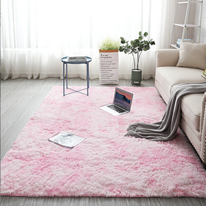 <span class=keywords><strong>Tapis</strong></span> shaggy tie-dye dégradé, super doux et moelleux, à poils longs, antidérapant, pour salon, chambre, décoration intérieure - Product Image 3