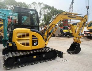 Venta caliente usado Komatsu PC40 PC50 PC70 Mini excavadora de orugas Shanghai para trabajos de construcción Bomba De Motor de peso operativo de 4 toneladas - Product Image 4