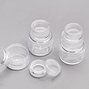 Wholesale 5g 10g 20g Round Small Plastic PS Jar Pot Case Bottle for Makeup Cosmetic Cream Sample Nail Art Glitter Dust Powder - Product Image 6
