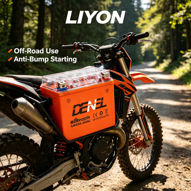 DENEL 6MG5L 5AH 12V Gel Lead Acid Battery New No Free Liquid Acid Zero Leakage Heavy-Duty Motorcycle Outdoor 5A 1 Year Warranty