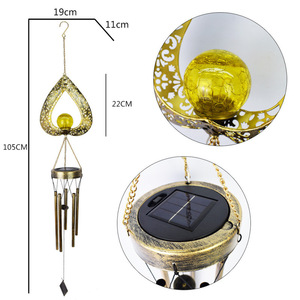 ไฟสวนพลังงานแสงอาทิตย์รูปทรงหยดน้ำ LED แขวนประดับตกแต่งกลางแจ้งกันน้ำได้ - Product Image 2