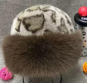 Hàn Quốc phong cách Ladies 'vòng lông cap bán buôn ấm áp thoáng khí mềm thiết kế mới Mông Cổ furwinter ấm Fluffy Trapper hat - Product Image 5