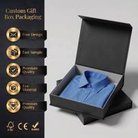 Boîte cadeau rigide en carton magnétique de qualité supérieure avec logo personnalisé, recyclable, pour cadeaux, boîte en papier pour expédition