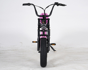 Sepeda Listrik Chopper untuk Dewasa, <span class=keywords><strong>Motor</strong></span> 500W 48V 15AH, Kecepatan 25KM/H, EU Warehouse 500W Mangosteen FT02 MINI - Product Image 3
