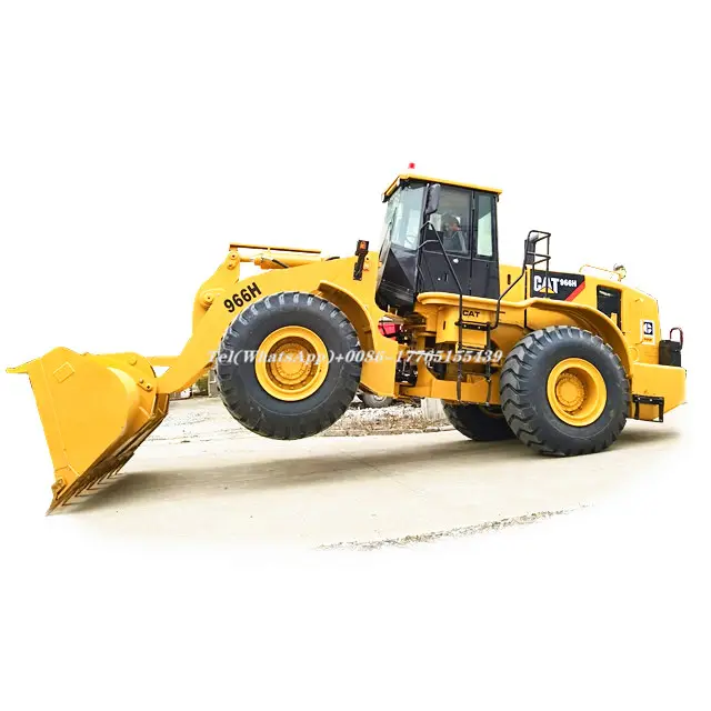 Gebruikt Cat 966H Zware Machines 966H Wiellader/Laden Machine Oude Cat 966H 950E 980C Loader met Lage Gebruik