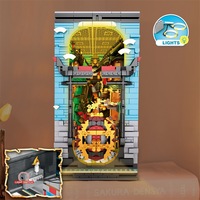 Reobrix 66029 3086PCS Serie Arquitectónica Ninja Book Archive, Bloques de Construcción, Modelo de Juguete Educativo Técnico, Regalo para Festividades