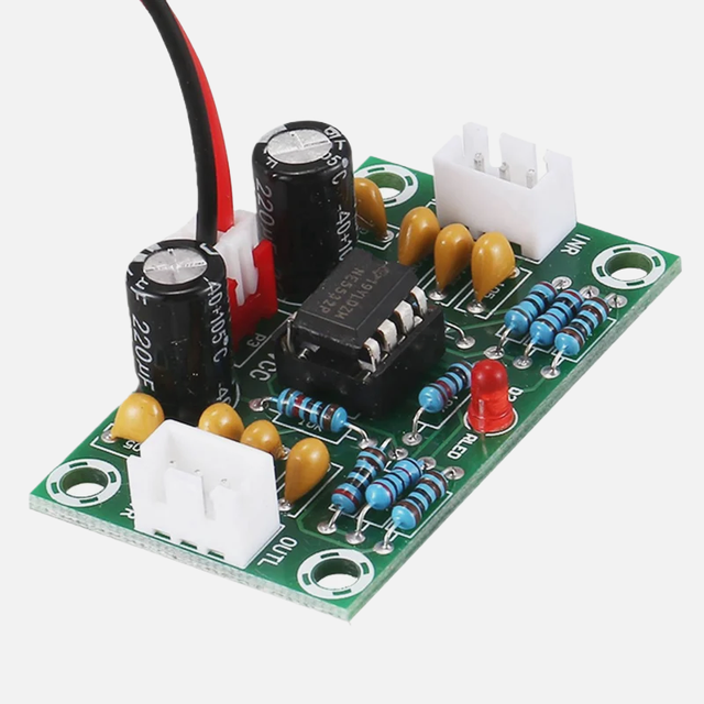 WFH/OLT Mini Preamp Op Amp Module Amplifier Dual Channel NE5532 Preamplifier 12-30V