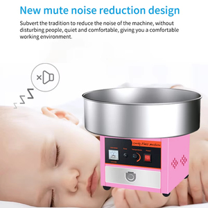 MHTJ alta capacidad comercial profesional Acero inoxidable alimentos ventas ajustables Rosa algodón caramelo hilo máquina precio - Product Image 4