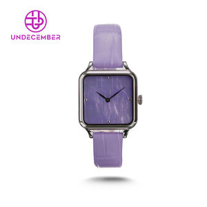 Reloj de Pulsera de Cuarzo Cuadrado de Moda para Mujer, Correa de Cuero de Lujo, Relojes de Cuarzo Ligeros para Mujer, Gran Venta en Diciembre - Product Image 1