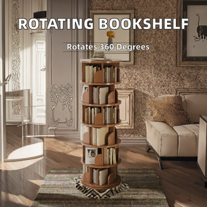 Libreria Girevole a 360 Gradi da Terra, Scaffale Angolare <span class=keywords><strong>per</strong></span> <span class=keywords><strong>Cameretta</strong></span> dei Bambini, Mobile Contenitore Semplice <span class=keywords><strong>per</strong></span> Uso Domestico - Product Image 6