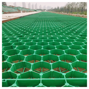 Grille en herbe LeJing en HDPE, épaisseur 50 mm, pour le contrôle paysager des parkings extérieurs, des trottoirs communautaires et la plantation sur toiture - Product Image 3