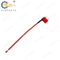 Adaptor 2Pin Tempat Sekring Kabel Harness Pengkabelan Peralatan Listrik dengan Sekring 5A 10A 15A 20A untuk Mobil