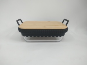 Revêtement en verre réutilisable pour friteuse à air avec anneau en silicone amovible, feuilles pour friteuse à air <span class=keywords><strong>Ninja</strong></span> Foodi DZ201/DZ401/DZ550, sans BPA - Product Image 5