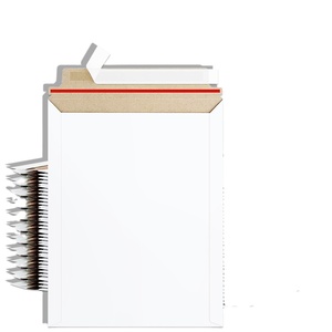 ZEONHAK 100 Pack 12.7 X 9 Inch Stay FlatRigid Mailers, Self-Seal Paperboard Envelope, 250 GSM Bulk Document Envelope Mailers, White Cardboard Envelopes For Photos, Documents, Pictures, Magazines, CD ZEONHAK 100 Pack 12.7 X 9 Inch Stay FlatRigid Mailers, Self-Seal Paperboard Envelope, 250 GSM Bulk Document Envelope Mailers, White Cardboard Envelopes For Photos, Documents, Pictures, Magazines, CD