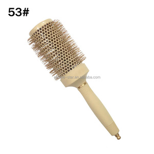 <span class=keywords><strong>Spazzola</strong></span> Rotonda per <span class=keywords><strong>Capelli</strong></span> in Ceramica con Setole in Nylon Resistenti al Calore, Colore Nude, Logo Personalizzato - Product Image 6