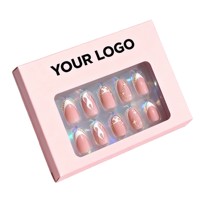 Boîtes à ongles personnalisées de qualité supérieure, emballages pour ongles press-on en vrac, protection UV, boîtes durables et imperméables