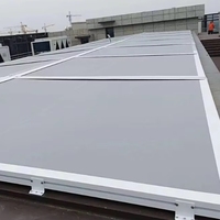 Auvents motorisés en aluminium pour toit de véranda Auvent horizontal rétractable pour véranda