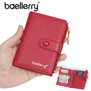 Cartera Corta Baellerry para Mujer, 4 Pulgadas, Textura Granulada, Cierre de Hebilla y Cremallera, Monedero para Uso Diario - Product Image 5