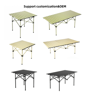 Indoor Home Use Folding Camping <strong>Table</strong> with Steel Frame for Picnic BBQ Beach <strong>Patio</strong> Portable 4ft Lightweight Furniture - Product Image 4