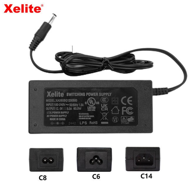 OEM ODM 65W 2.1*5.5 Charger 12V 5A AC DC Power Adapter Laptop Charger USB for Lenovo ThinkPad DELL Notebook