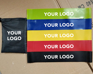 Fasce di Resistenza per Dimagrimento in TPE Ecologico, Altamente Elastiche e Durevoli, <span class=keywords><strong>con</strong></span> Logo Personalizzato, per Palestra, Yoga, Esercizio e Allenamento Fitness - Product Image 3