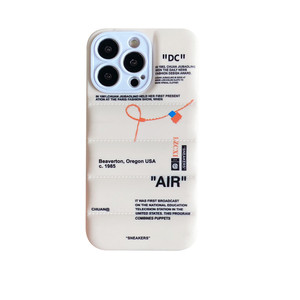 Étuis pour téléphone en forme de baskets, d'blouson matelassé, de chaussures de sport, de <span class=keywords><strong>manteau</strong></span> matelassé, pour iPhone 15 Plus 11 12 14 13 Pro X XS Max XR TPU - Product Image 2