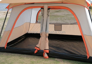 Tente <span class=keywords><strong>de</strong></span> <span class=keywords><strong>camping</strong></span> familiale d'extérieur <span class=keywords><strong>de</strong></span> style nouveau avec double porte, foyer, protection solaire intégrée, tissu Oxford, tente <span class=keywords><strong>de</strong></span> <span class=keywords><strong>parc</strong></span> - Product Image 5