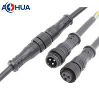 Kabel Harness Kotak Kontrol, Terminal Pemroses Kabel, Konektor Tahan Air Male Female 3pin, Pembentukan Kabel