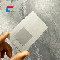 Biglietto da Visita in Alluminio 213 con Chip NFC, Incisione Laser, Programmabile 13.56Mhz