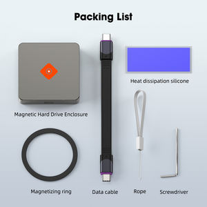 Magnetik sarung SSD 2230 <span class=keywords><strong>M</strong></span>.<span class=keywords><strong>2</strong></span> NVMe, penutup USB 3.2Gen <span class=keywords><strong>2</strong></span> 10Gbps untuk NVMe PCI-E <span class=keywords><strong>M</strong></span>.<span class=keywords><strong>2</strong></span> SSD eksternal untuk Laptop ponsel 15 Pro iPaid - Product Image 6