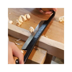 Grattoir <span class=keywords><strong>à</strong></span> bois, rabot droit manuel, coupe-écorce, outil de rabotage - Product Image 1