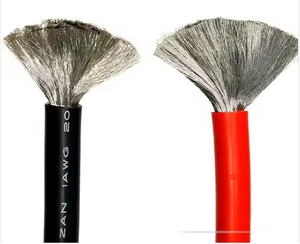 Câble de résistance électrique pour <span class=keywords><strong>four</strong></span>, fil de silicone 4AWG à 22AWG, diverses tailles, fils électriques - Product Image 4