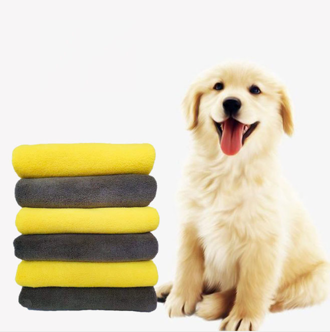 Absorbent Microfiber Pet Bath Supplies для Dog Products, Quick Dry Towel
